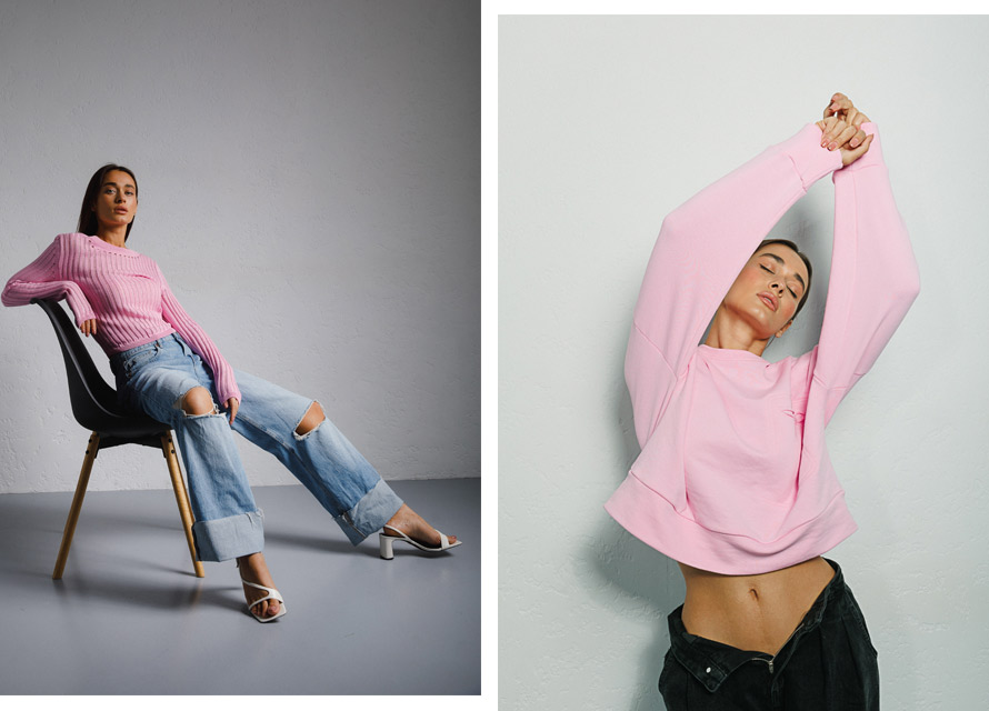 Модный оттенок розовой женской одежды - фото Аржен