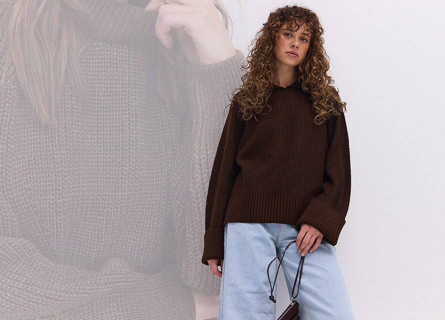 Шоколадный свитер – с чем носить must have вещь сезона осень-зима 2025-2026