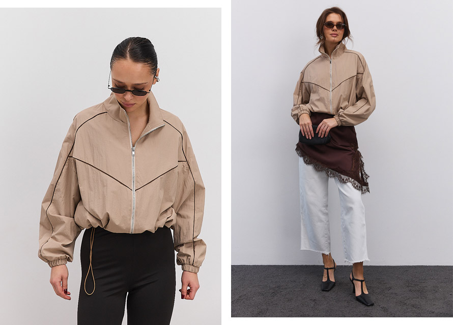 Жіноча вітровка у стилі 90-х -тренд весни 2026