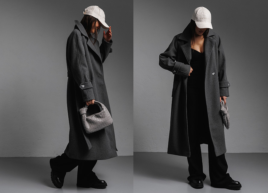 Модный образ с классическим женским пальто Аржен