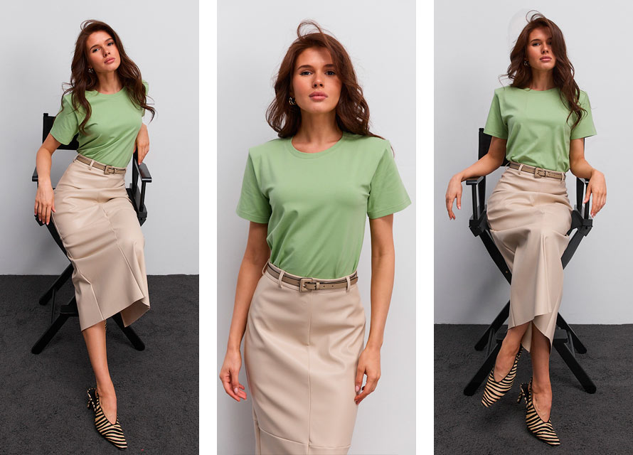 Тренд весни 2026 - лаймово-зелений колір в одязі. Фото Arjen