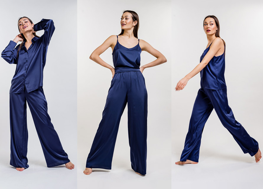 Шелковая пижама - элегантная домашняя одежда от Аржен