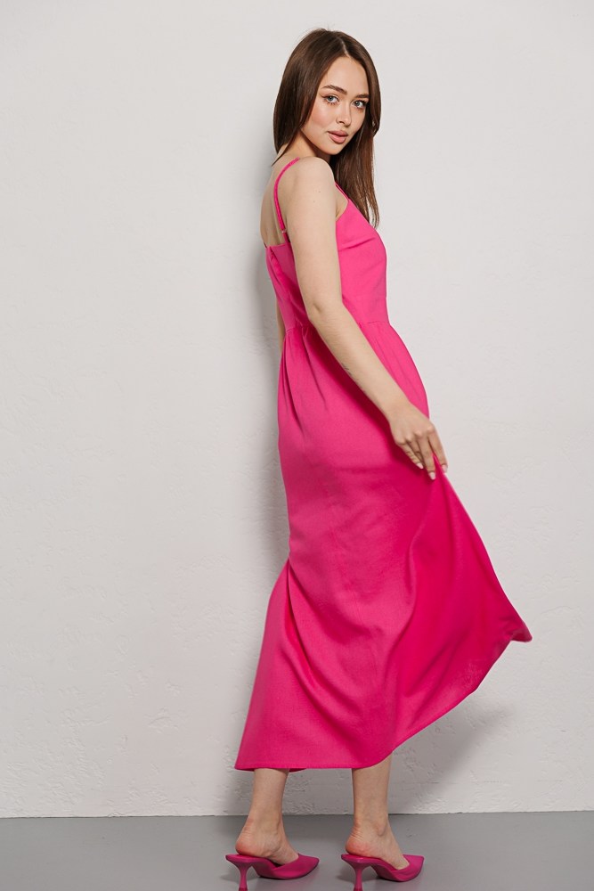 Купить малиновый летний сарафан - фото