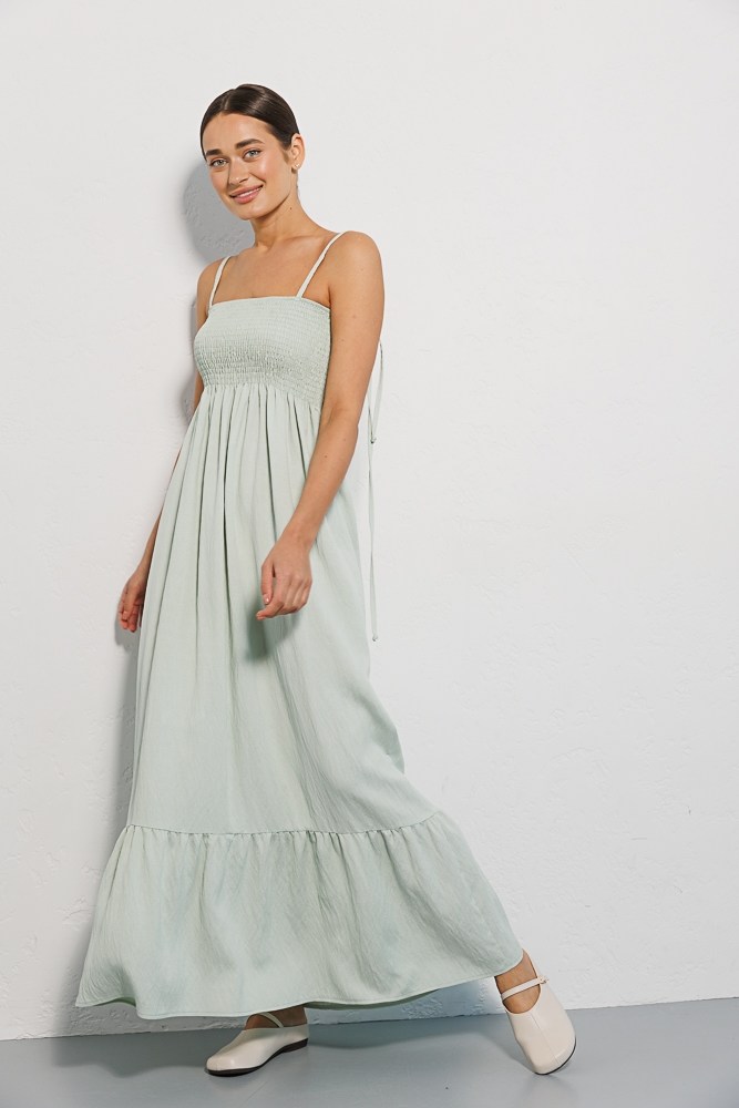 Купить мятный летний сарафан - фото