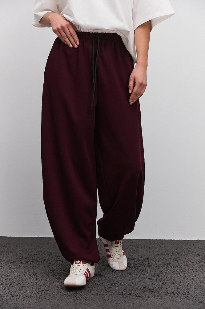 Купить бордовые женские спортивные костюмы - фото