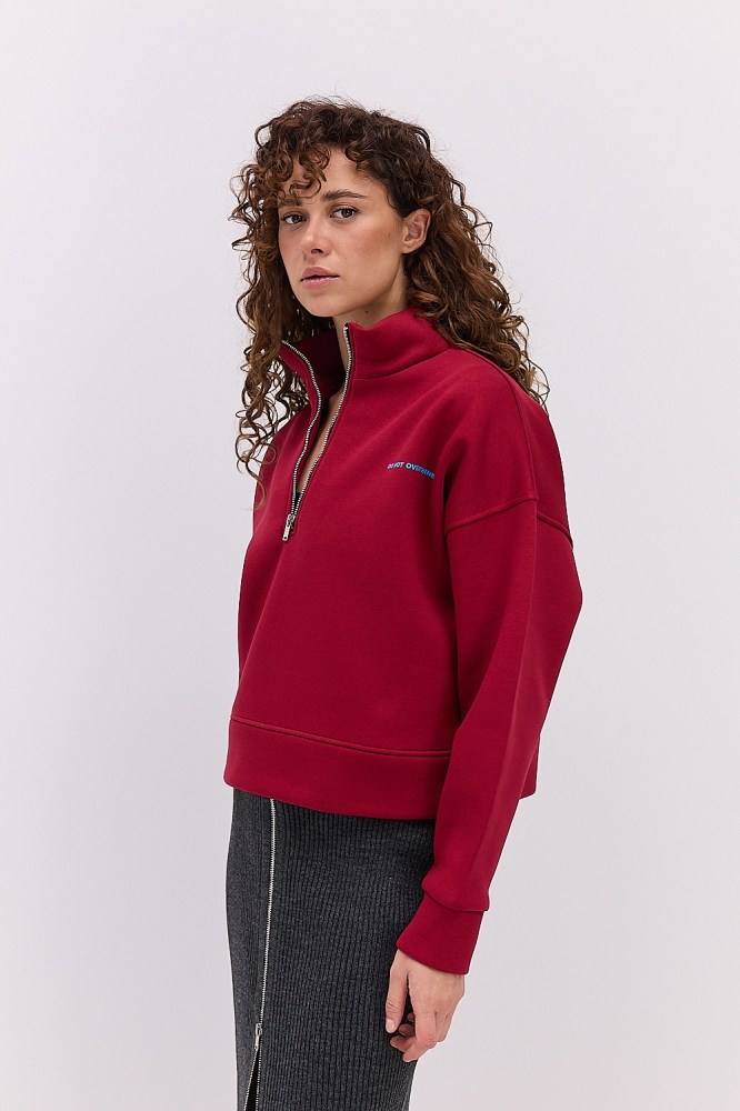 Купить бордові світшоти - фото